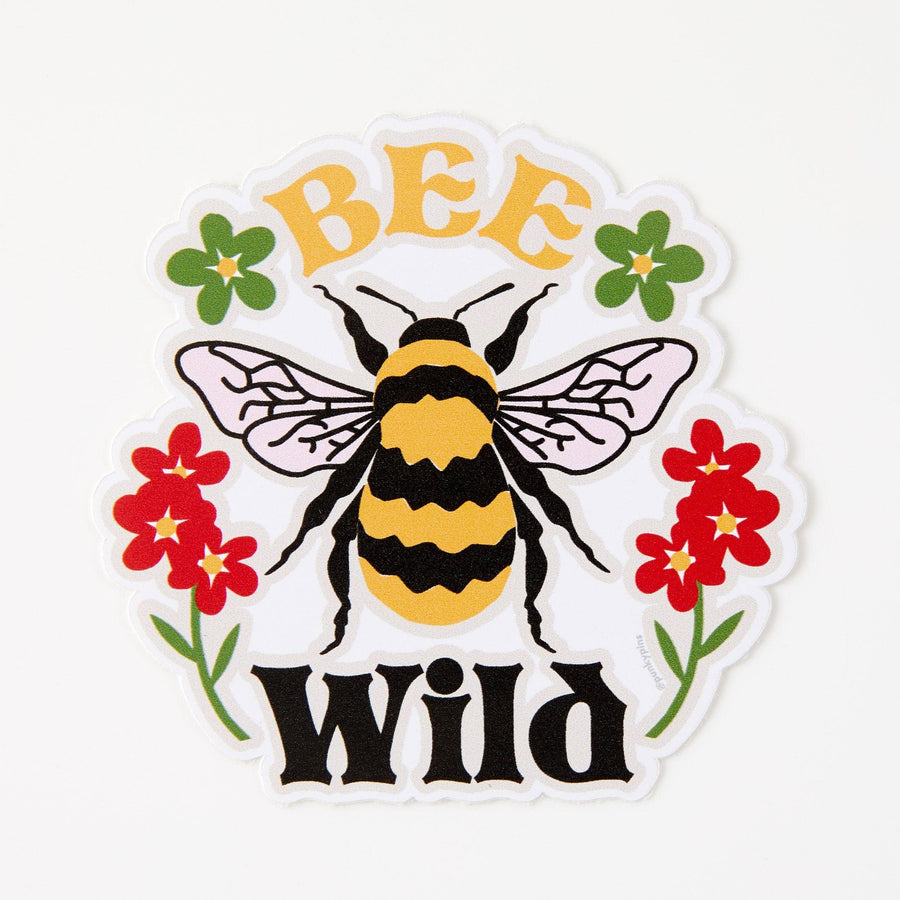 Punky Pins Bee Wild Bumblebee Vinyl Sticker