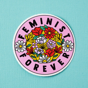 Punky Pins Feminist Forever Vinyl Sticker