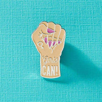 Punky Pins Girls Can Enamel Pin