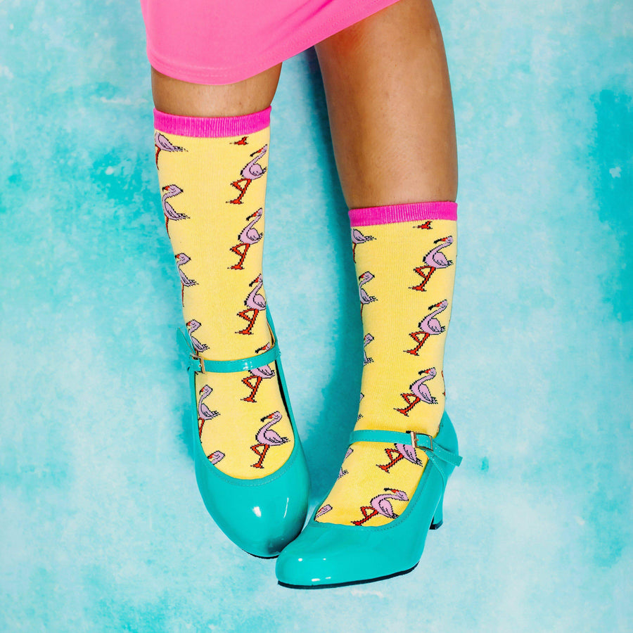 Sassy Flamingo Socks