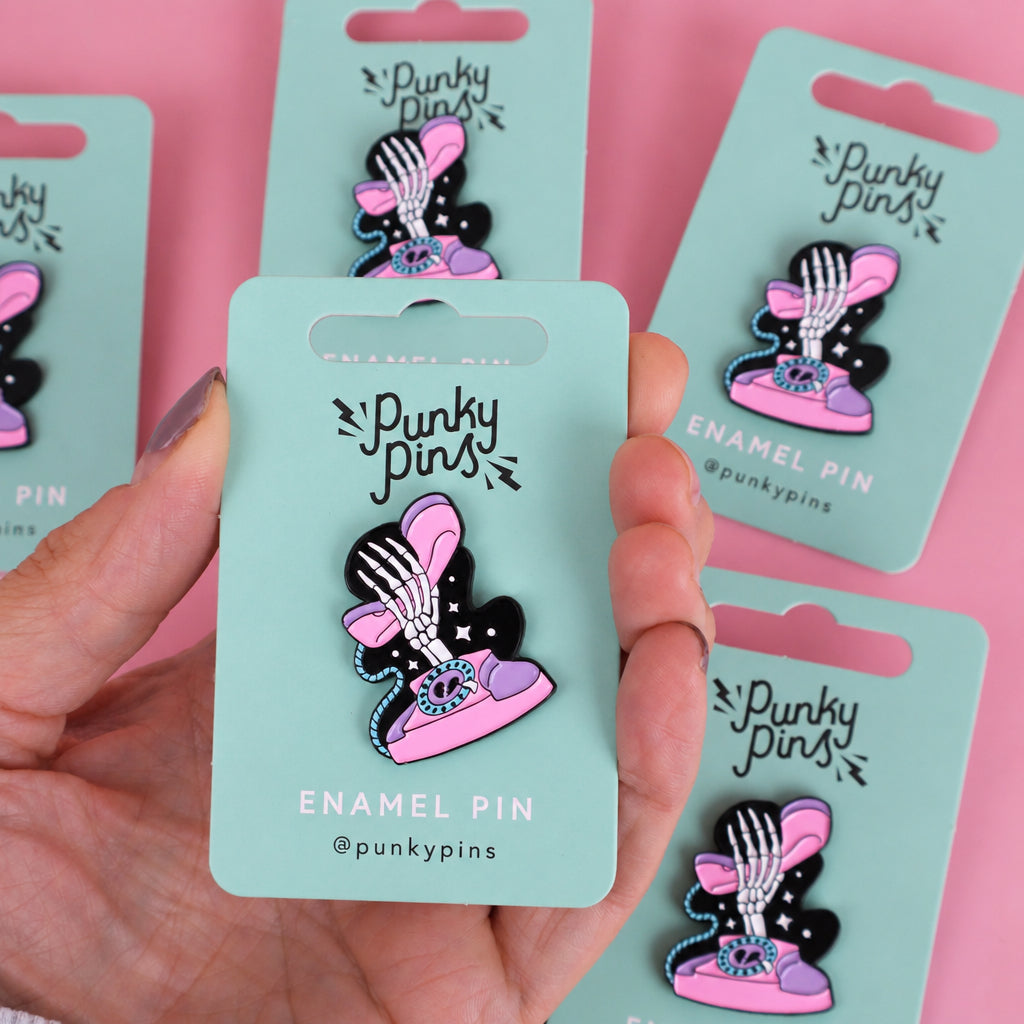 Call Me Spooky Enamel Pin