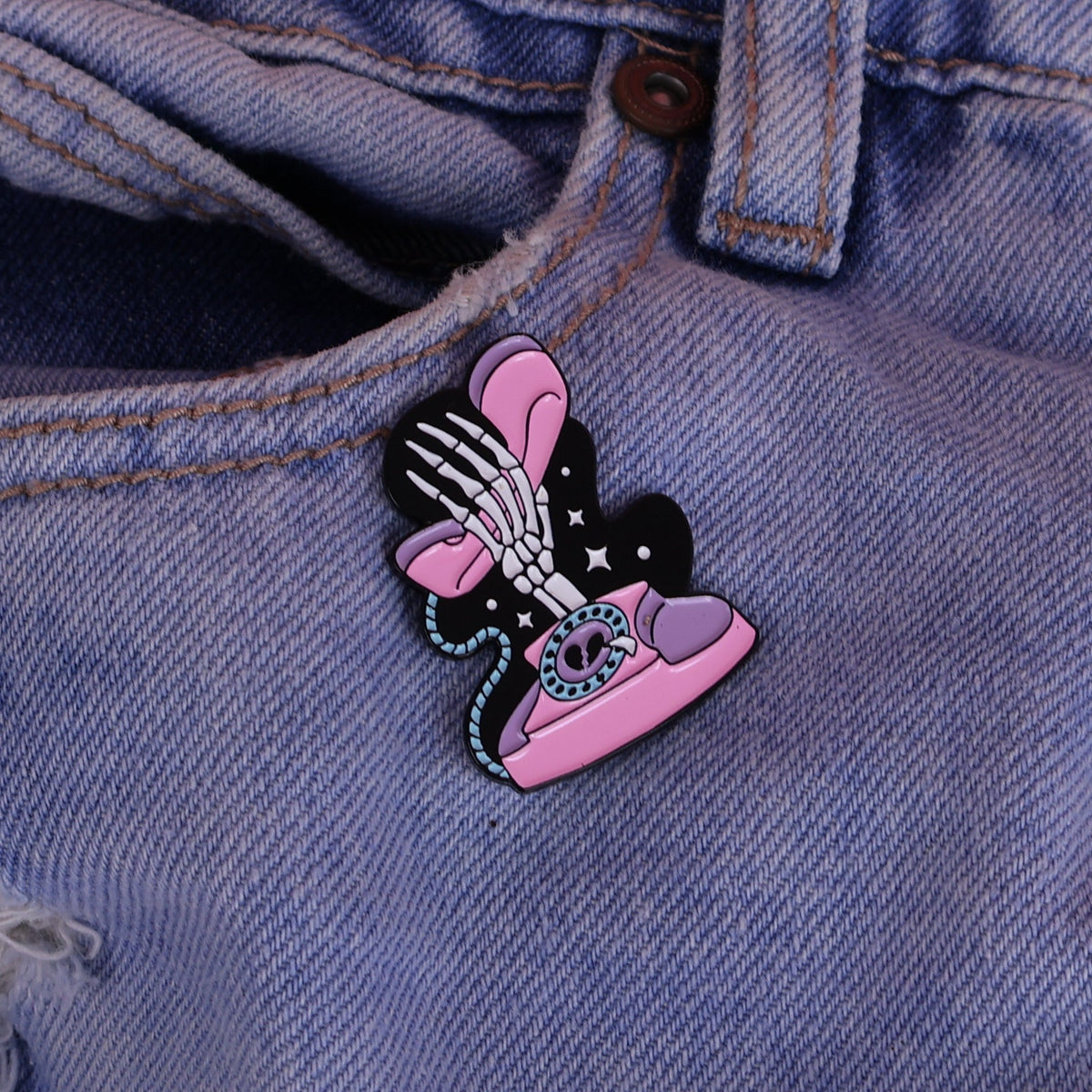 Call Me Spooky Enamel Pin