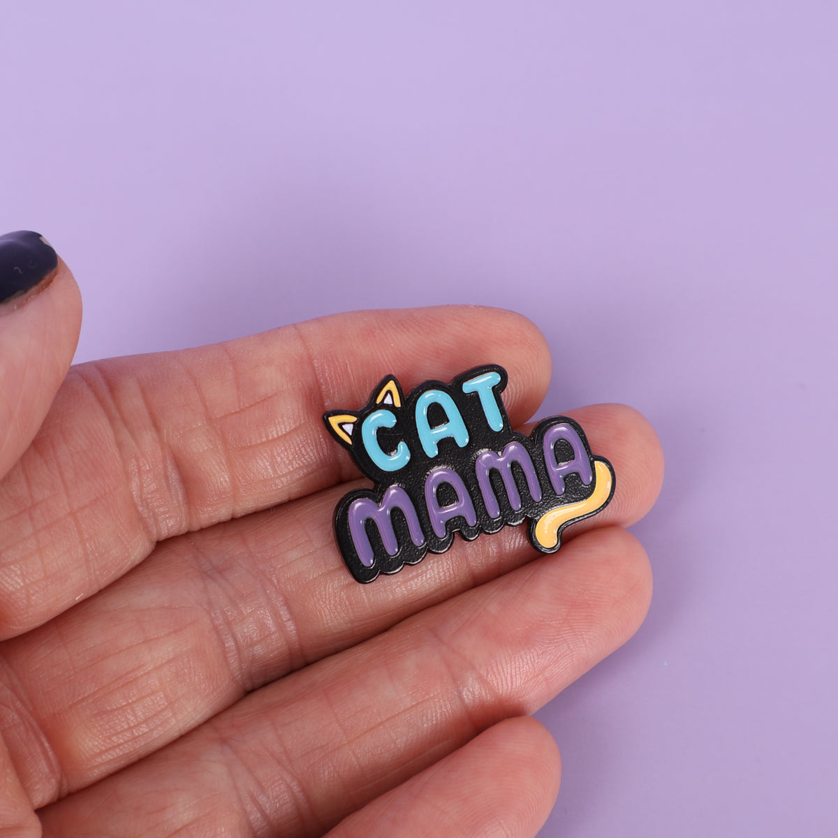 Cat Mama Sample Enamel Pin