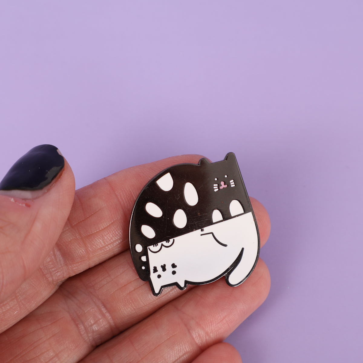 Ying & Yang Cats Sample Enamel Pin