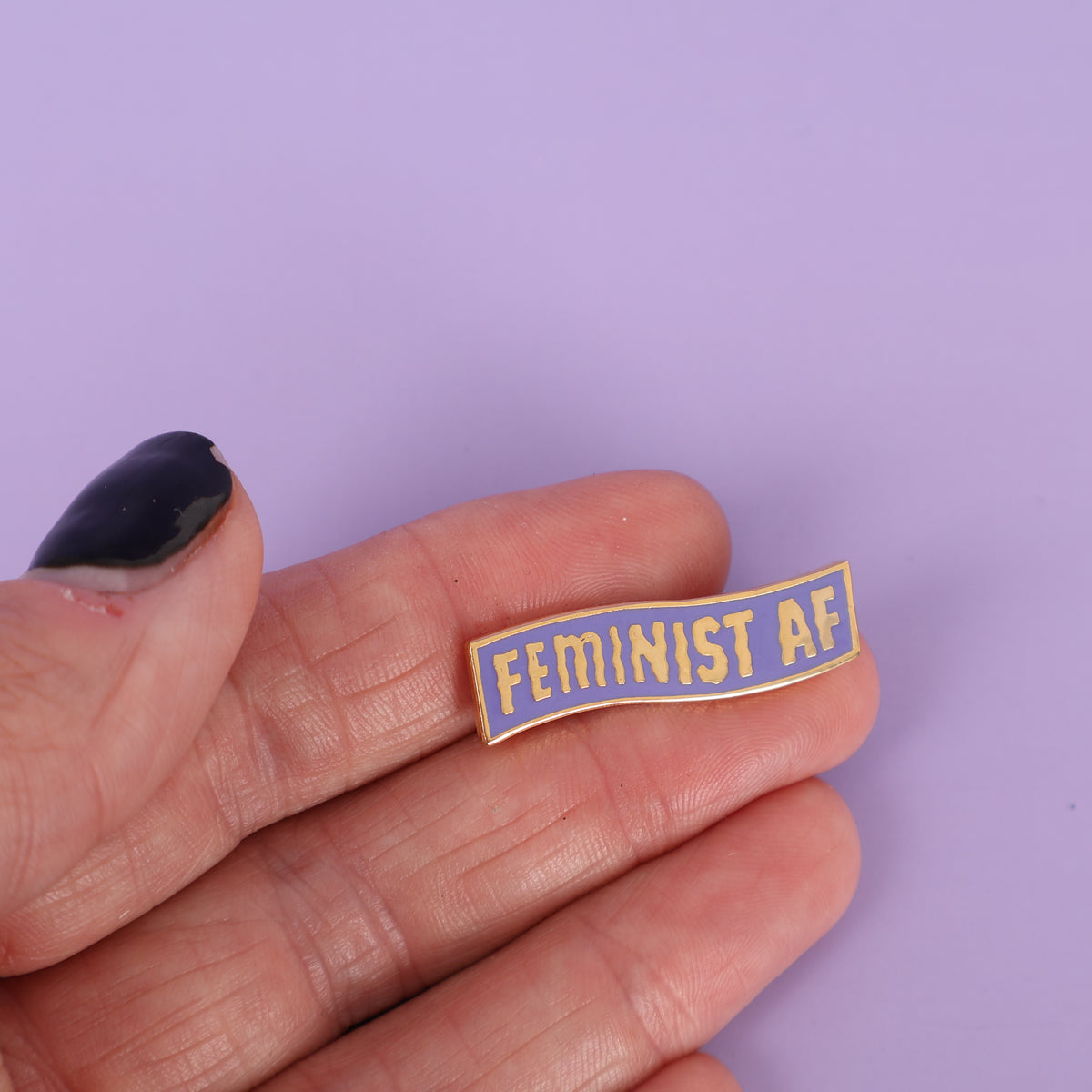 Feminist AF Sample Enamel Pin