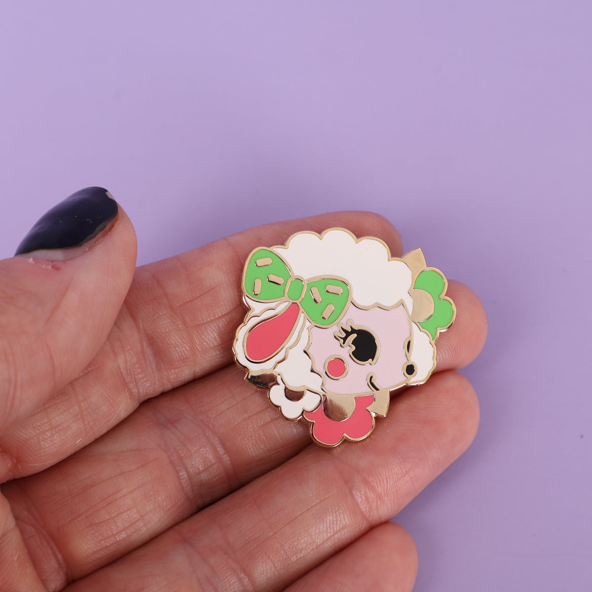 Cute Lamb Sample Enamel Pin