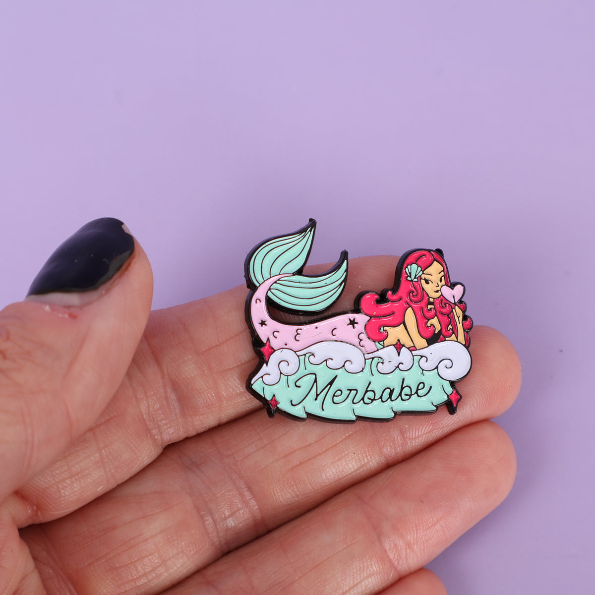 Merbabe Sample Enamel Pin