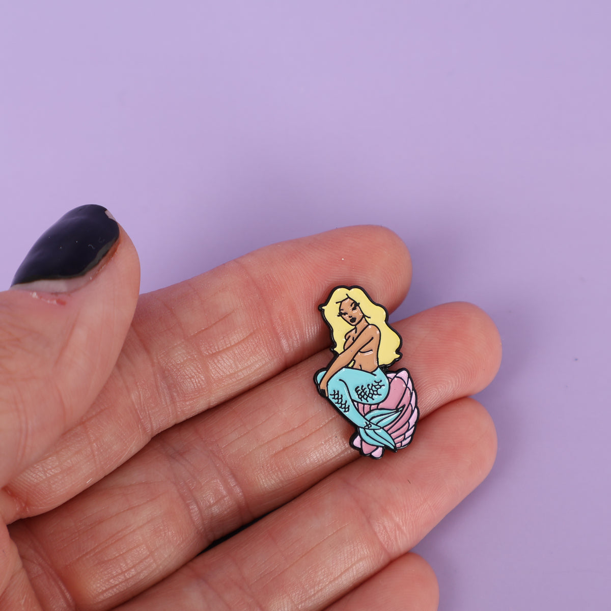 Blonde Mermaid Sample Enamel Pin