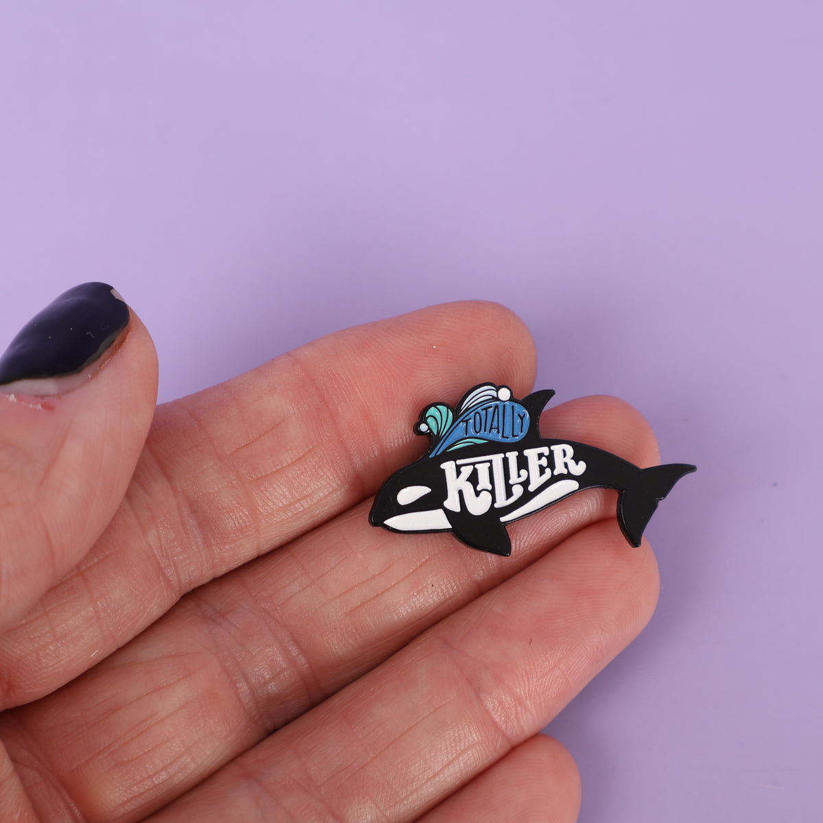 Totally Killer Sample Enamel Pin
