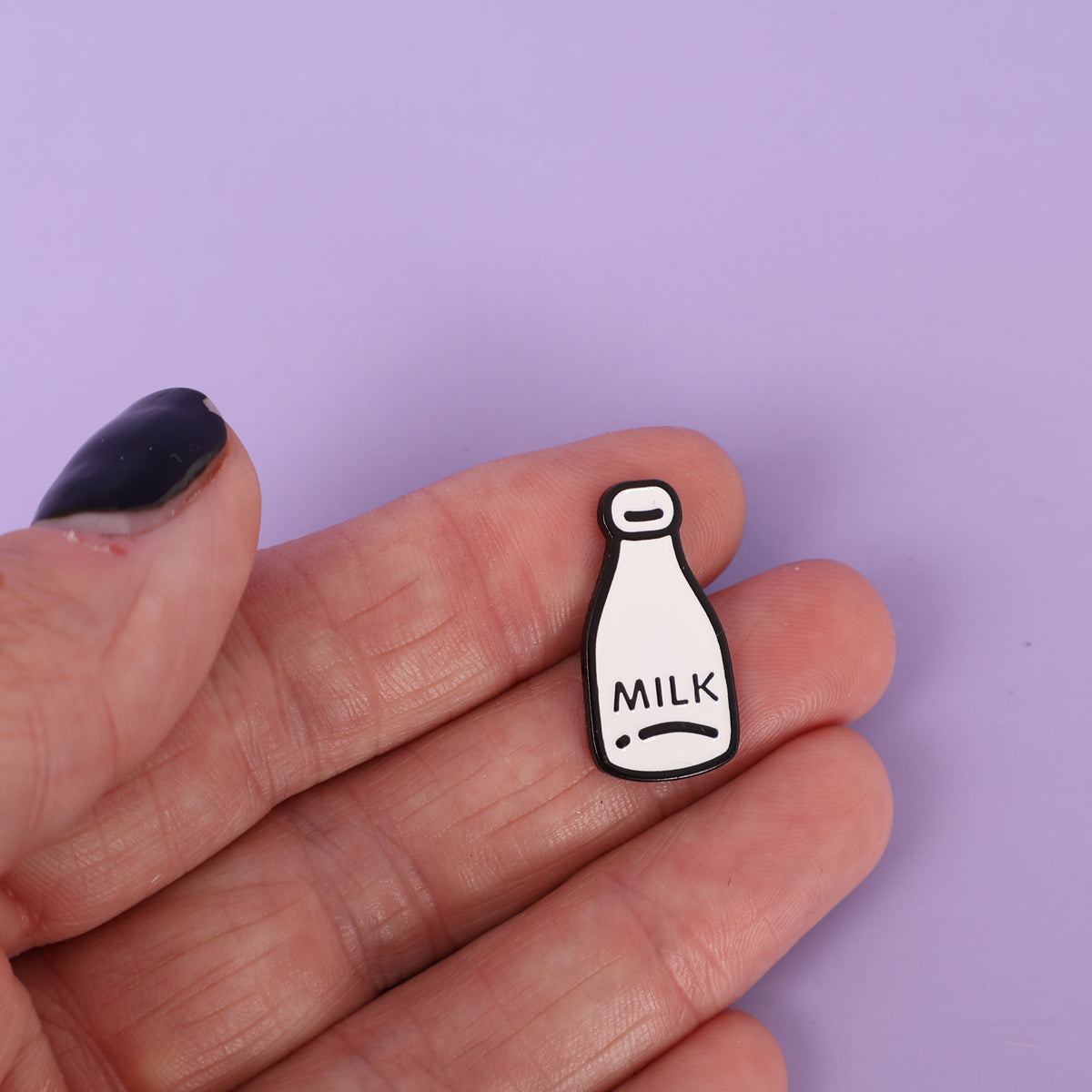 Milk Bottle Sample Enamel Pin