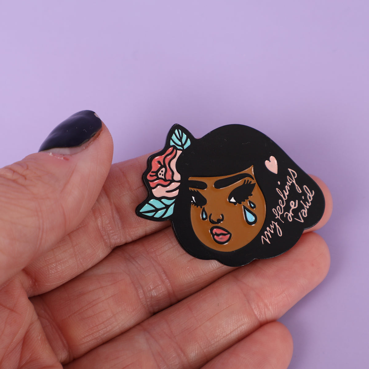 My Feelings are Valid Sample Enamel Pin