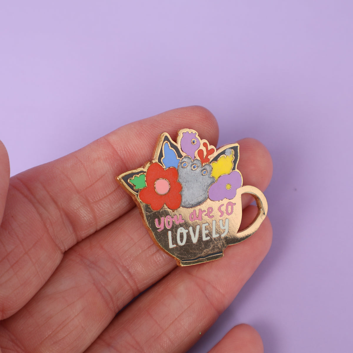 You Are So Lovely Sample Enamel Pin