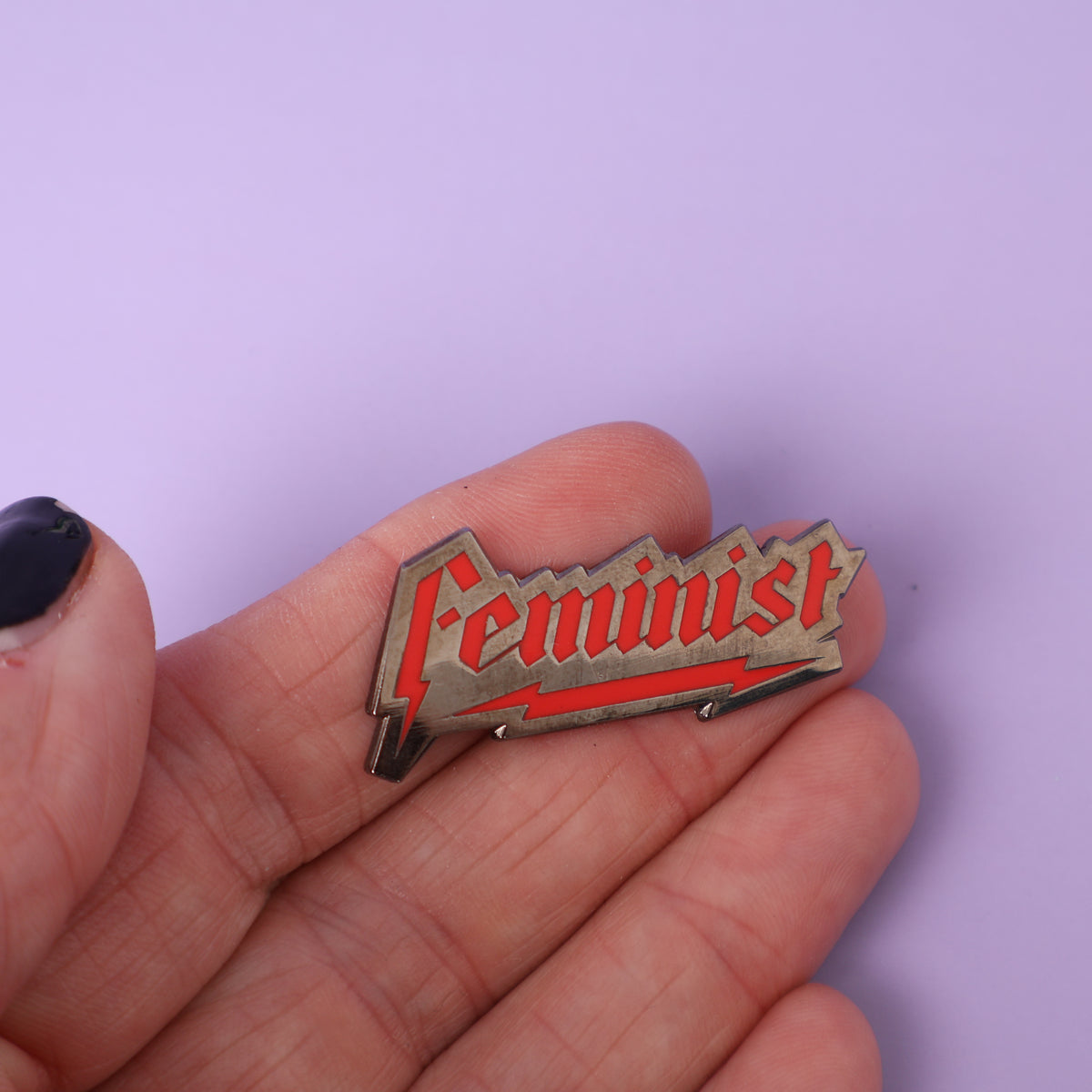 Feminist Sample Enamel Pin
