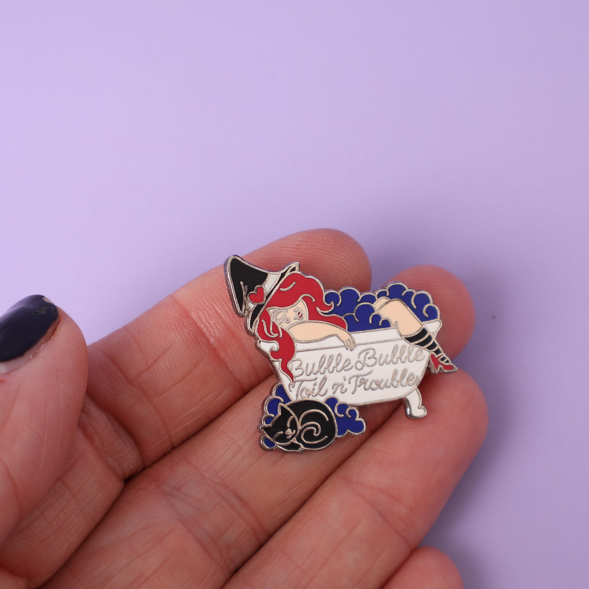 Bubble Bubble Toil n' Trouble Sample Enamel Pin
