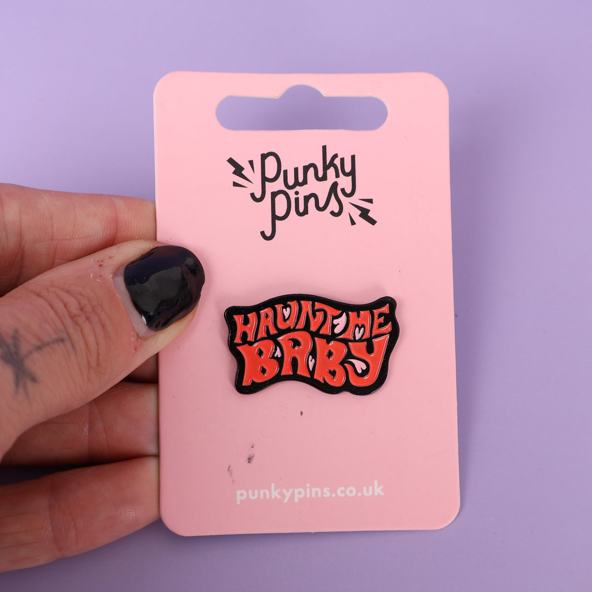 Haunt Me Baby Sample Enamel Pin