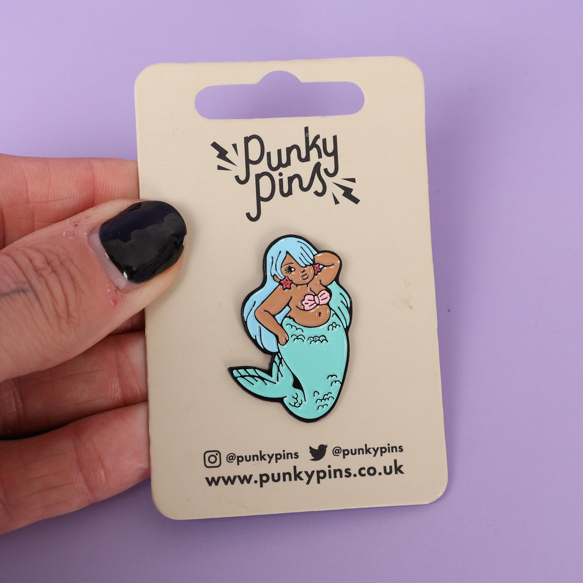 Chubby Mermaid Sample Enamel Pin