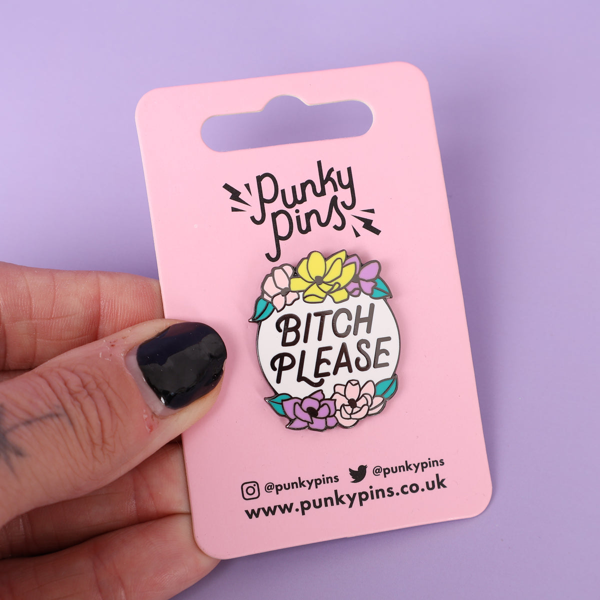 Bitch Please Sample Enamel Pin