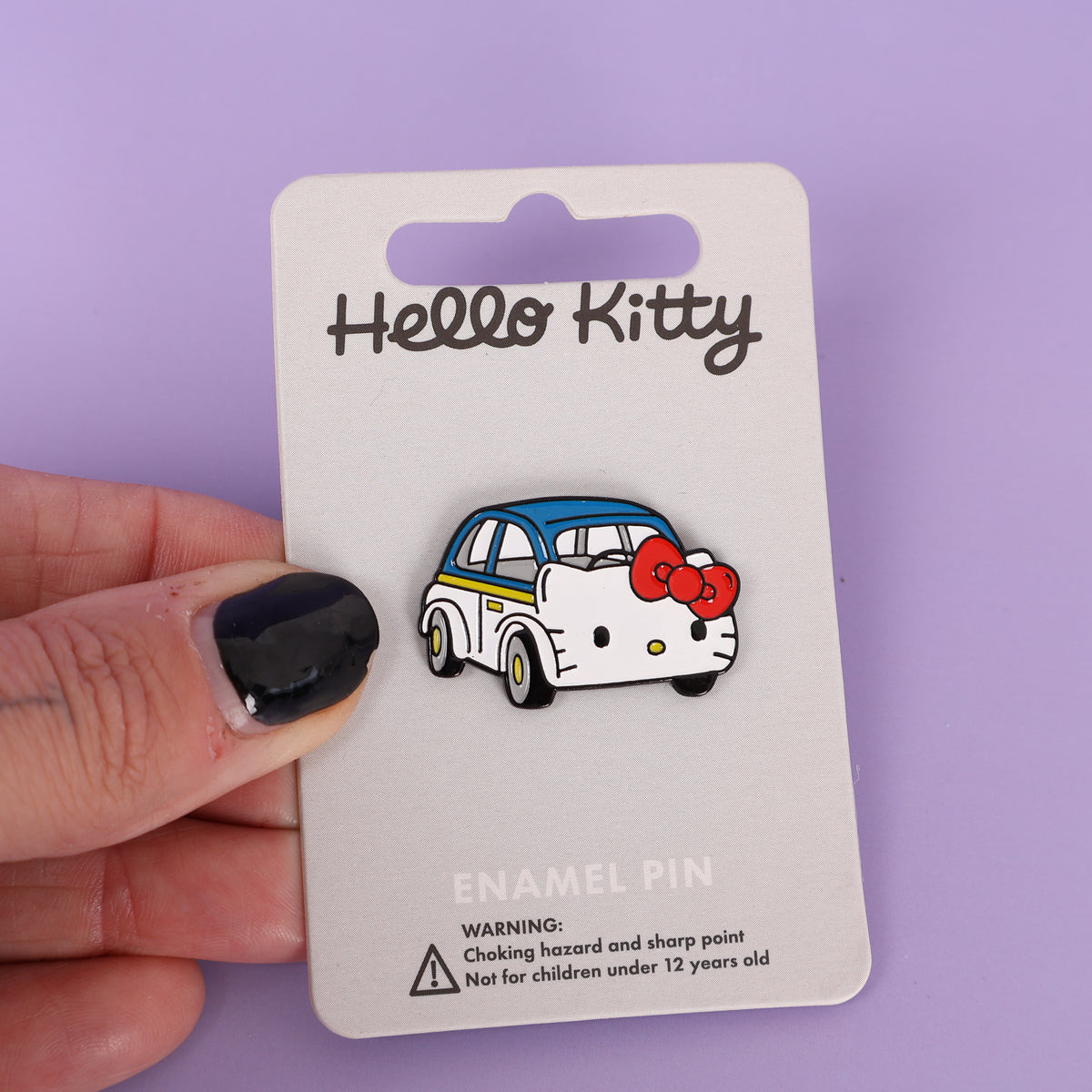 Hello Kitty Car Sample Enamel Pin