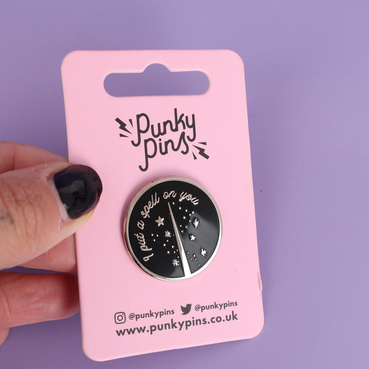 I Put A Spell On You Enamel Pin - Sale