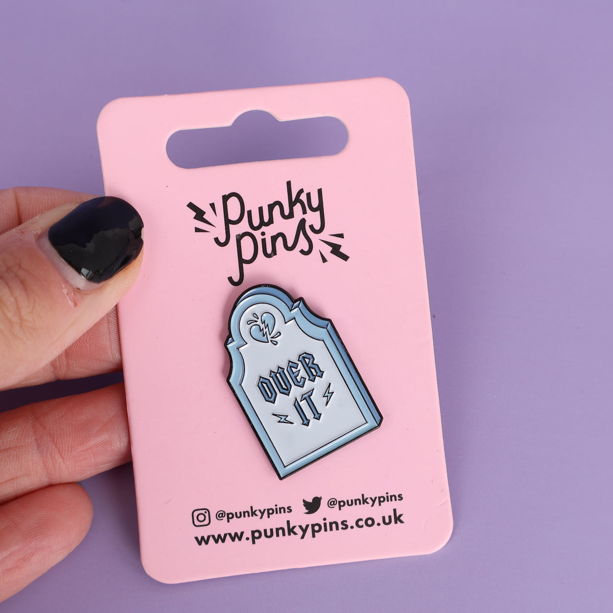 Over It Enamel Pin - Sale
