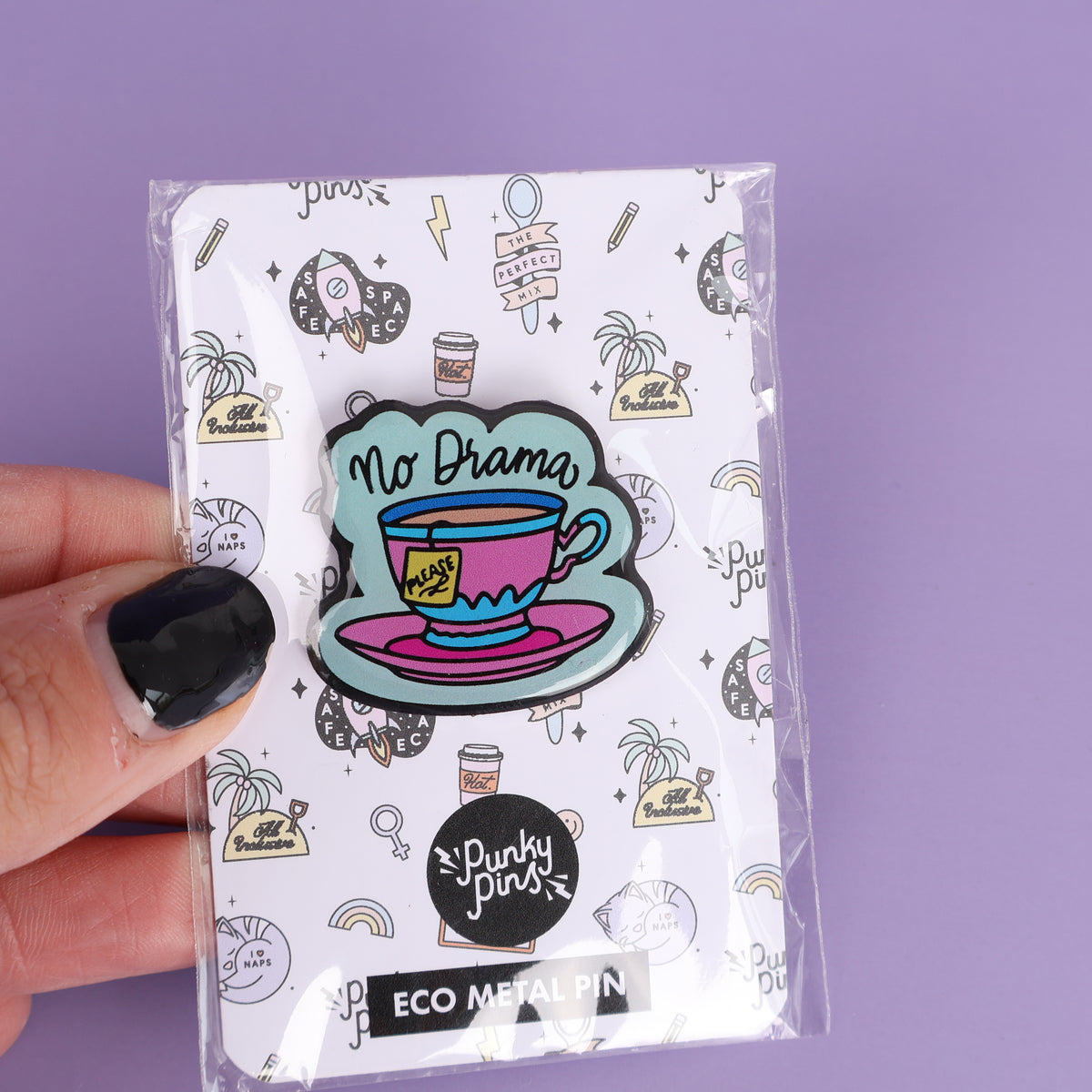 No Drama Eco Metal Pin - Sale