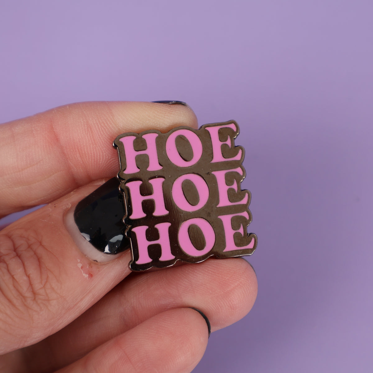 Hoe Hoe Hoe Enamel Pin - Sample Sale