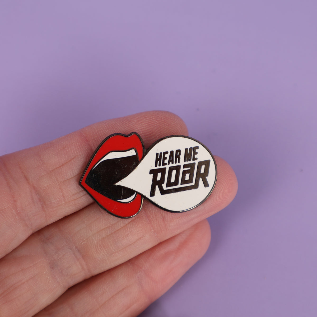 Hear Me Roar Enamel Pin - Sample Sale