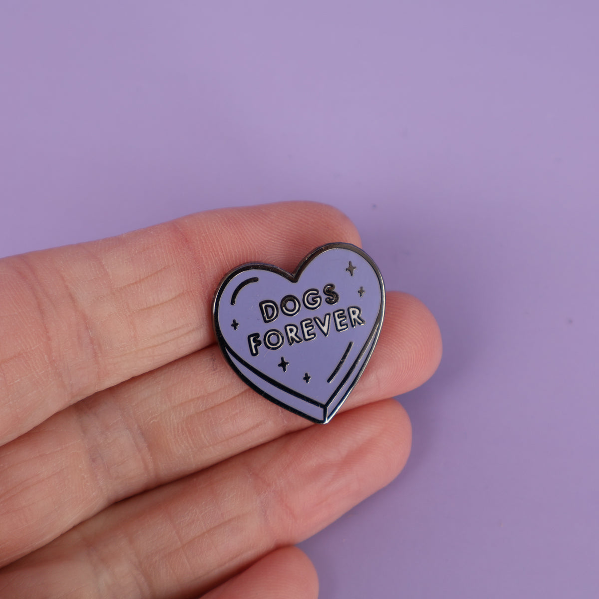 Dogs Forever Enamel Pin - Sample Sale