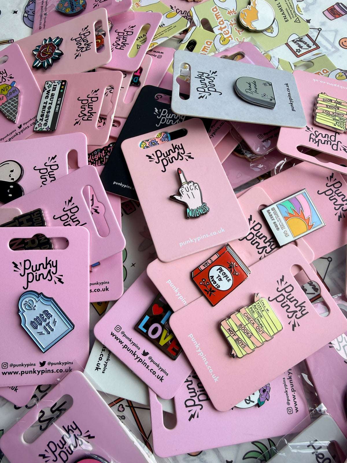 Mystery Enamel Pins Bundle | 10 Lucky Dip Surprise Pin Pack