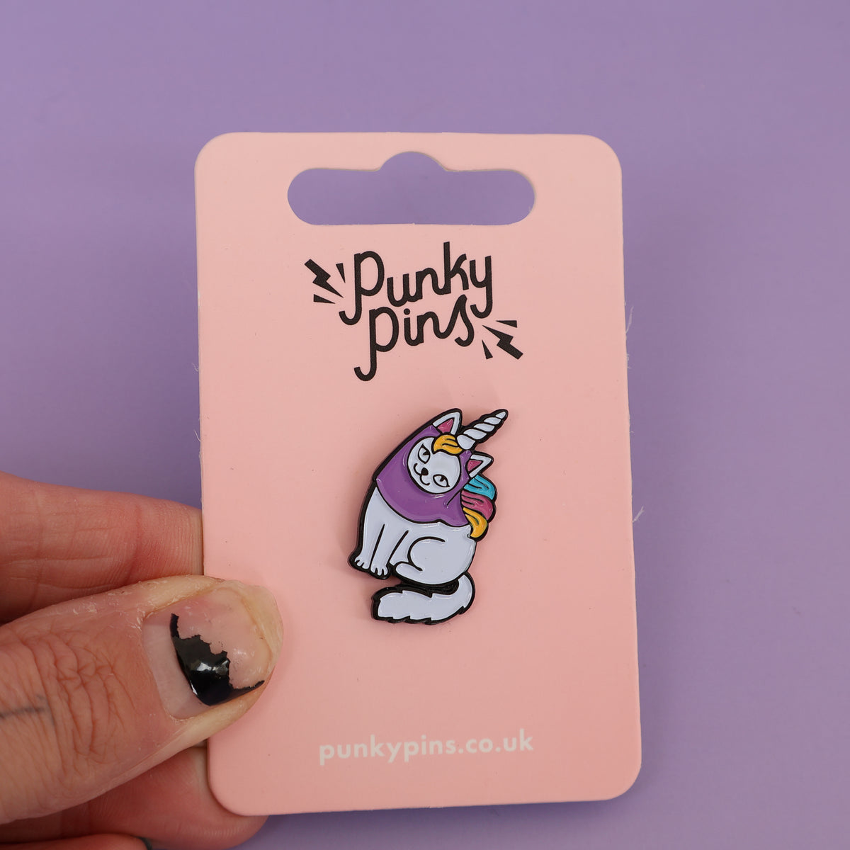 Unicorn Cat Enamel Pin - Sample Sale