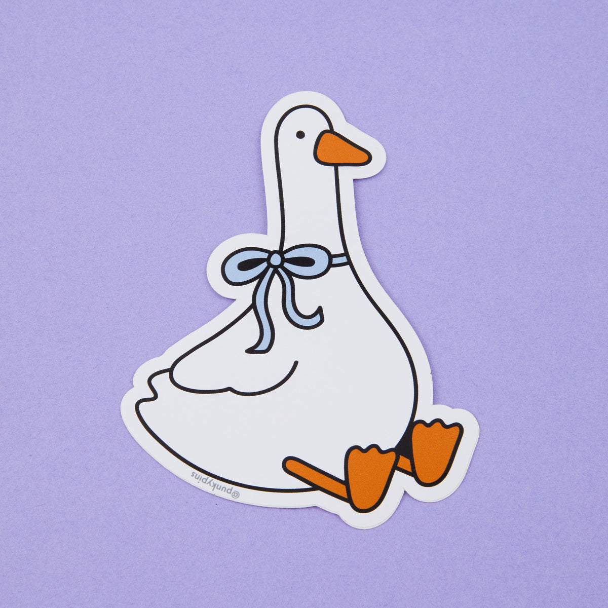 Cute Goose Vinyl Sticker