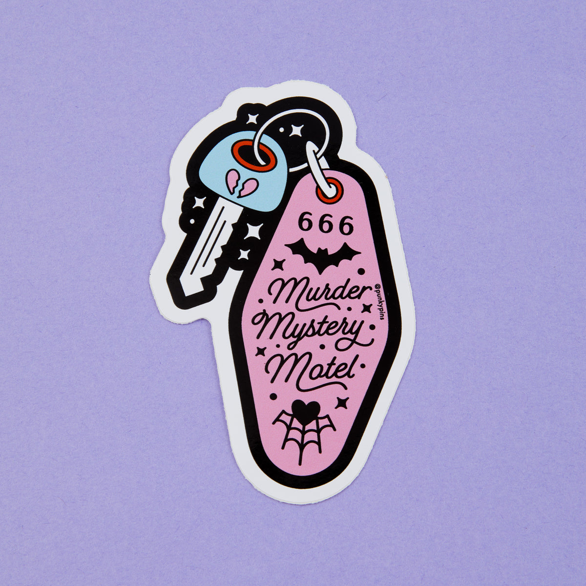 Murder Mystery Motel Vinyl Sticker