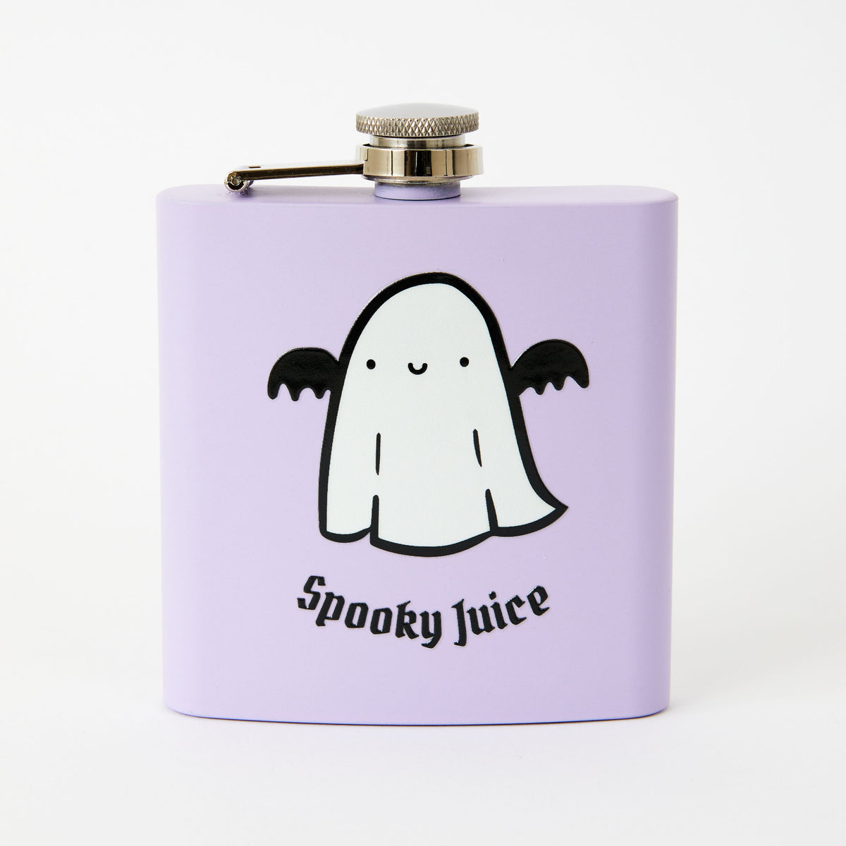 Spooky Juice Ghost Lilac Hip Flask