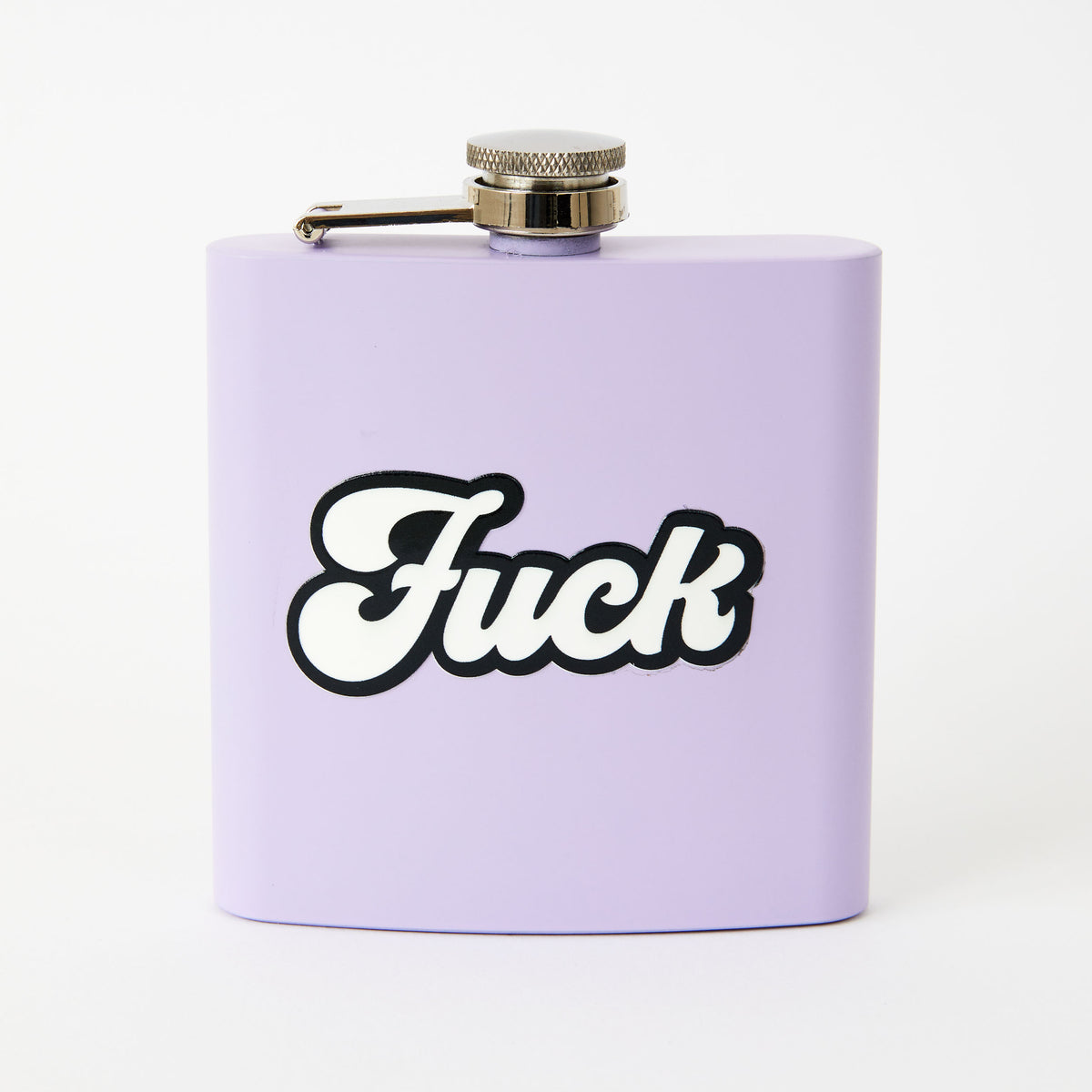 Fuck Lilac Hip Flask