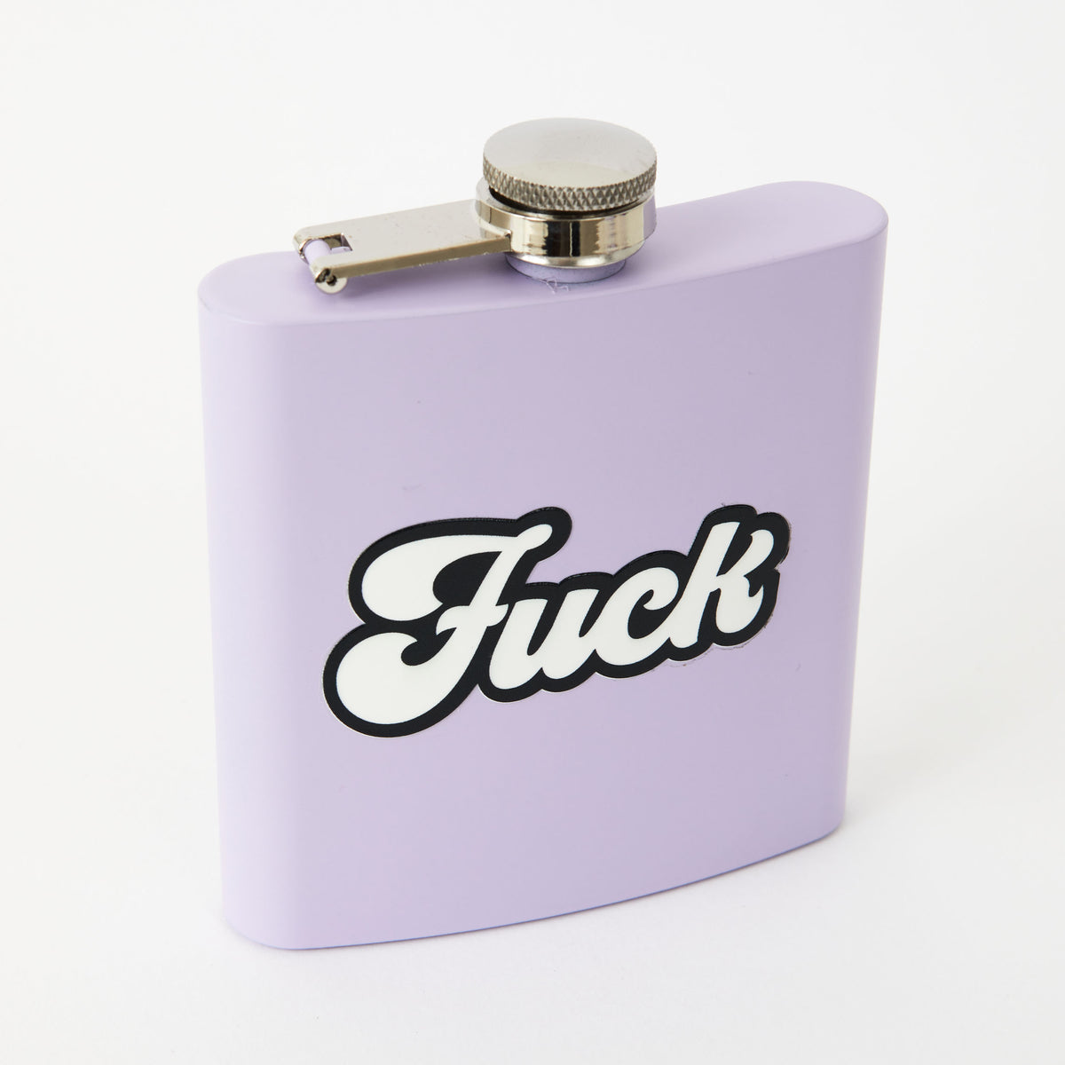 Fuck Lilac Hip Flask