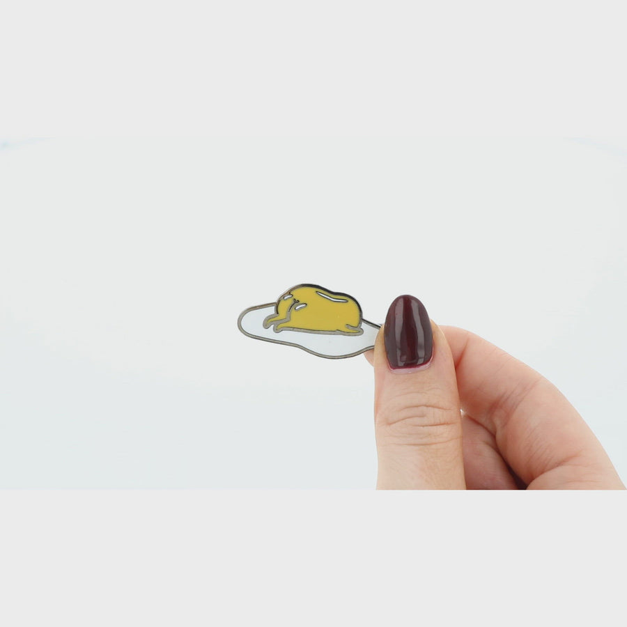 Gudetama Done Enamel Pin