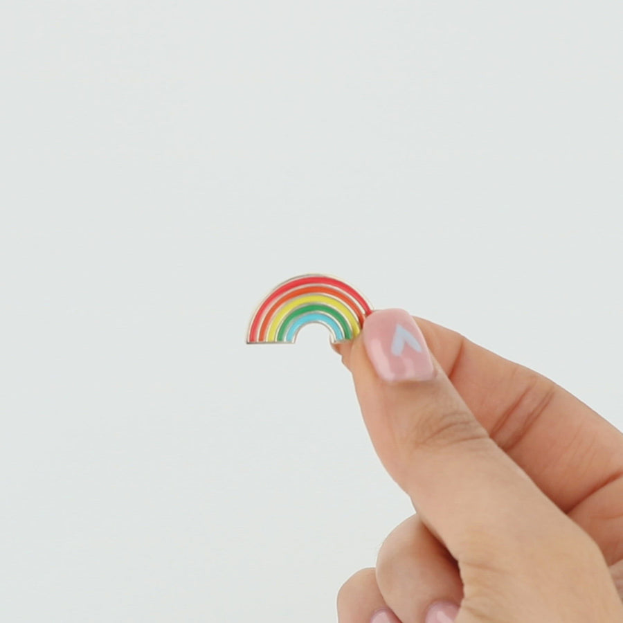 Rainbow Enamel Pin