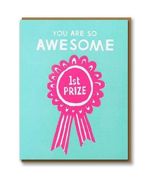 1st Prize Greetings Card
