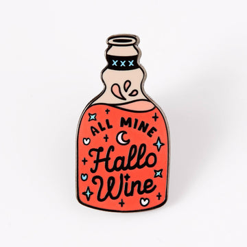 Punky Pins All Mine Hallo-Wine Halloween Enamel Pin