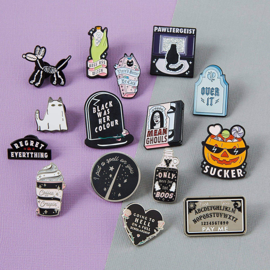Punky Pins Black Was Her Colour Epitaph Enamel Pin