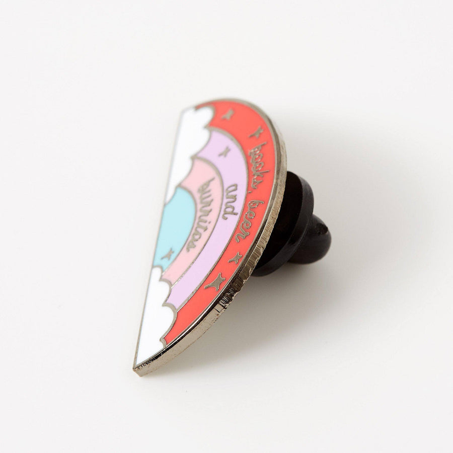 Punky Pins Books, Beer & Burritos Enamel Pin