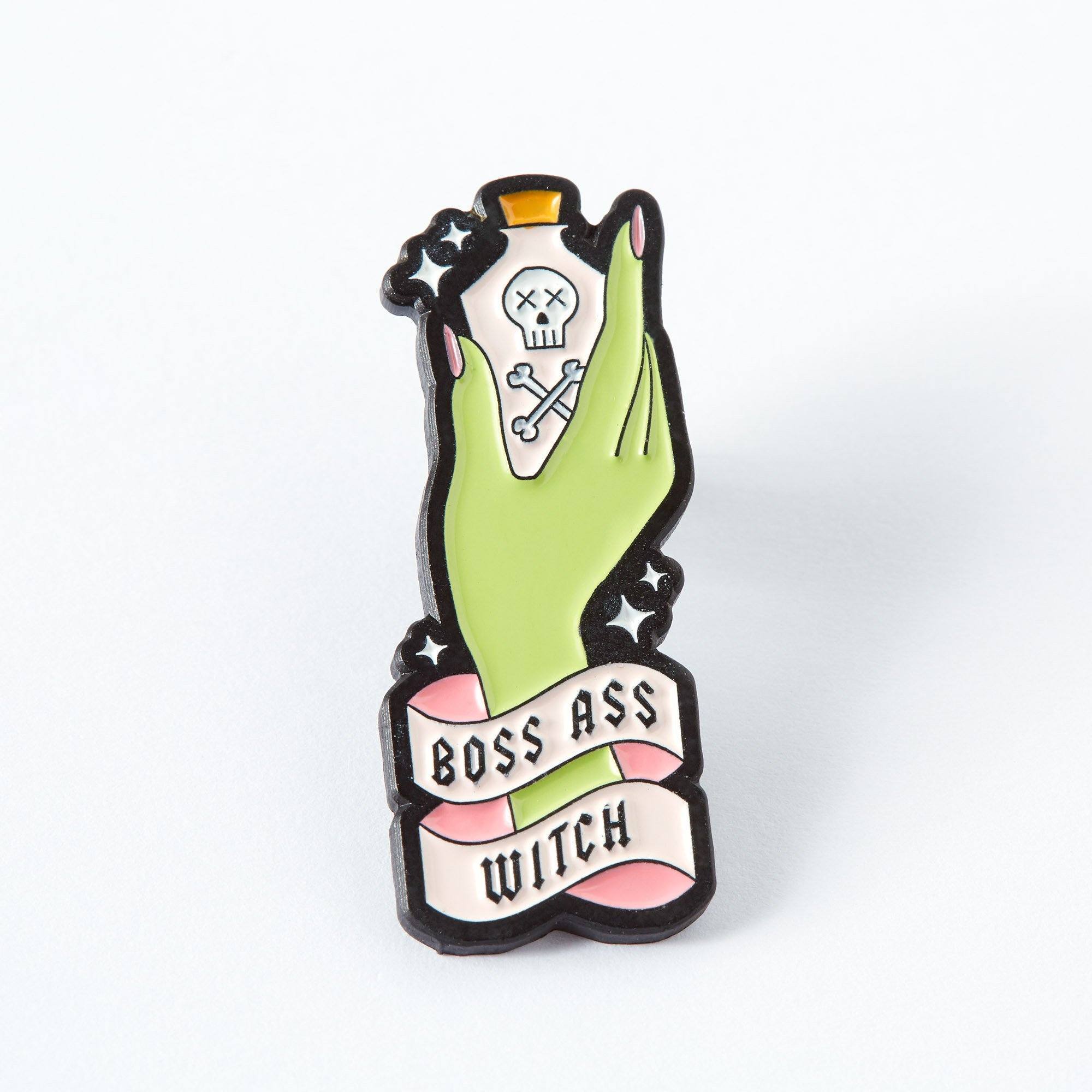 Boss Ass Witch Enamel Pin – punkypins