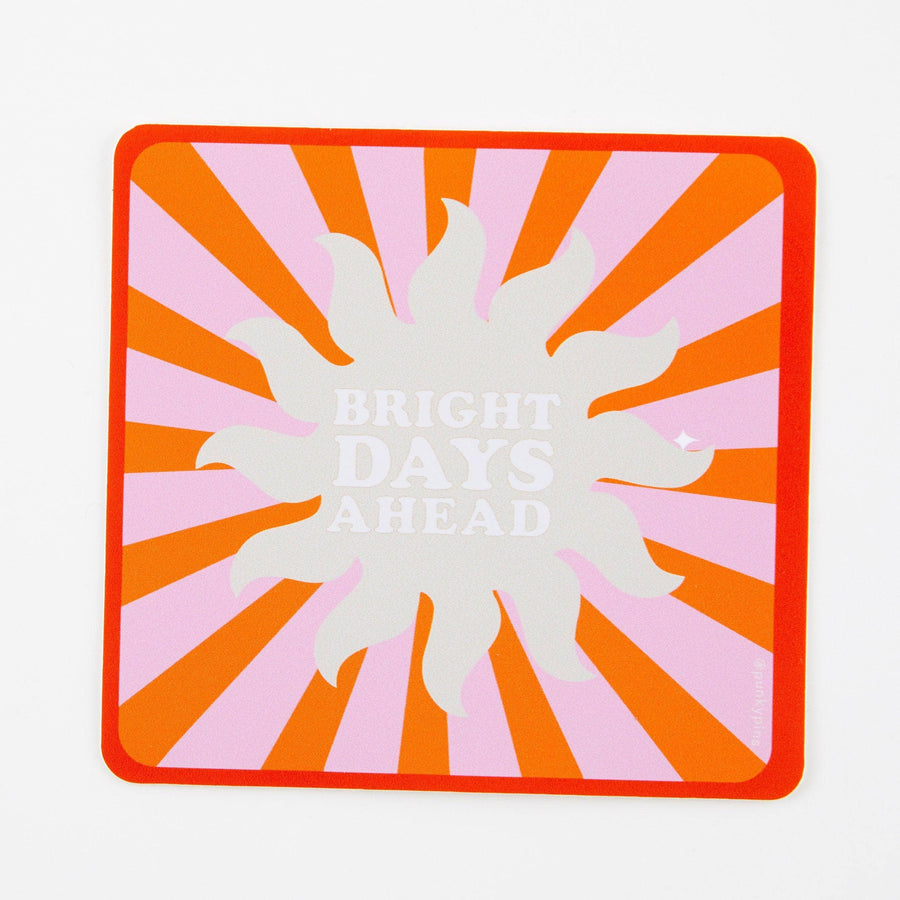 Punky Pins Bright Days Ahead Vinyl Sticker
