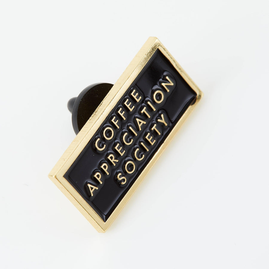 Punky Pins Coffee Appreciation Society Enamel Pin