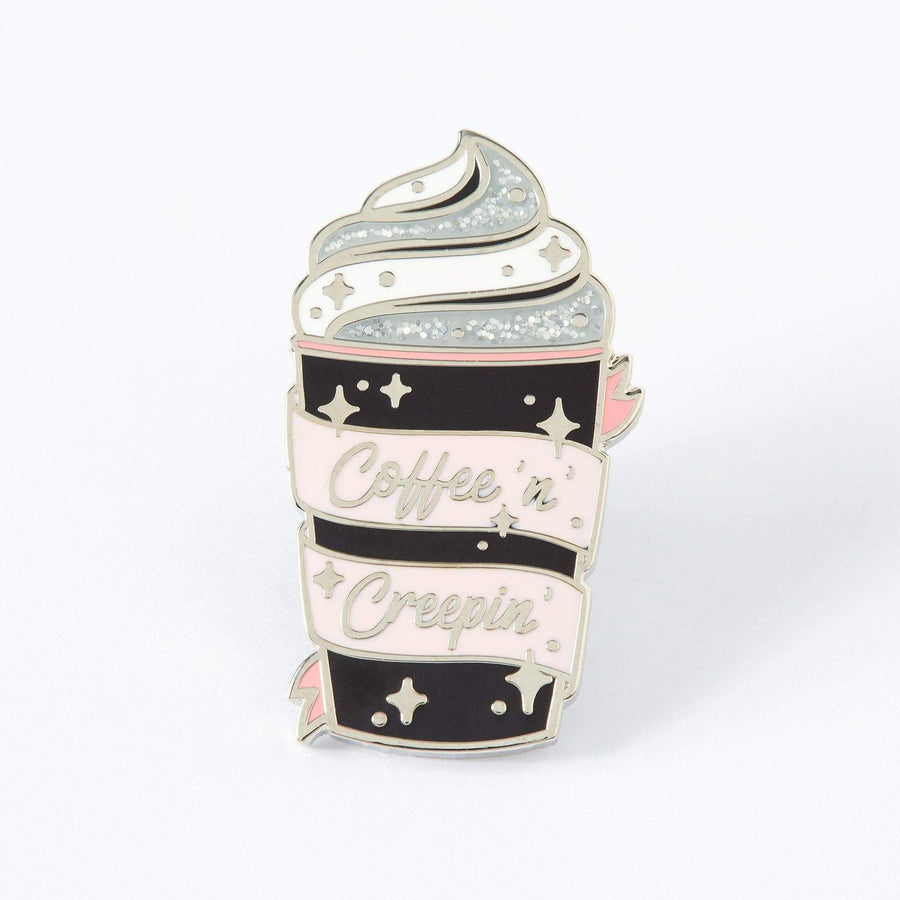 Coffee ‘n’ Creepin’ Enamel Pin
