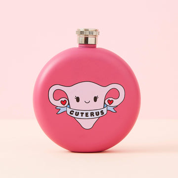 Punky Pins Cuterus Hip Flask