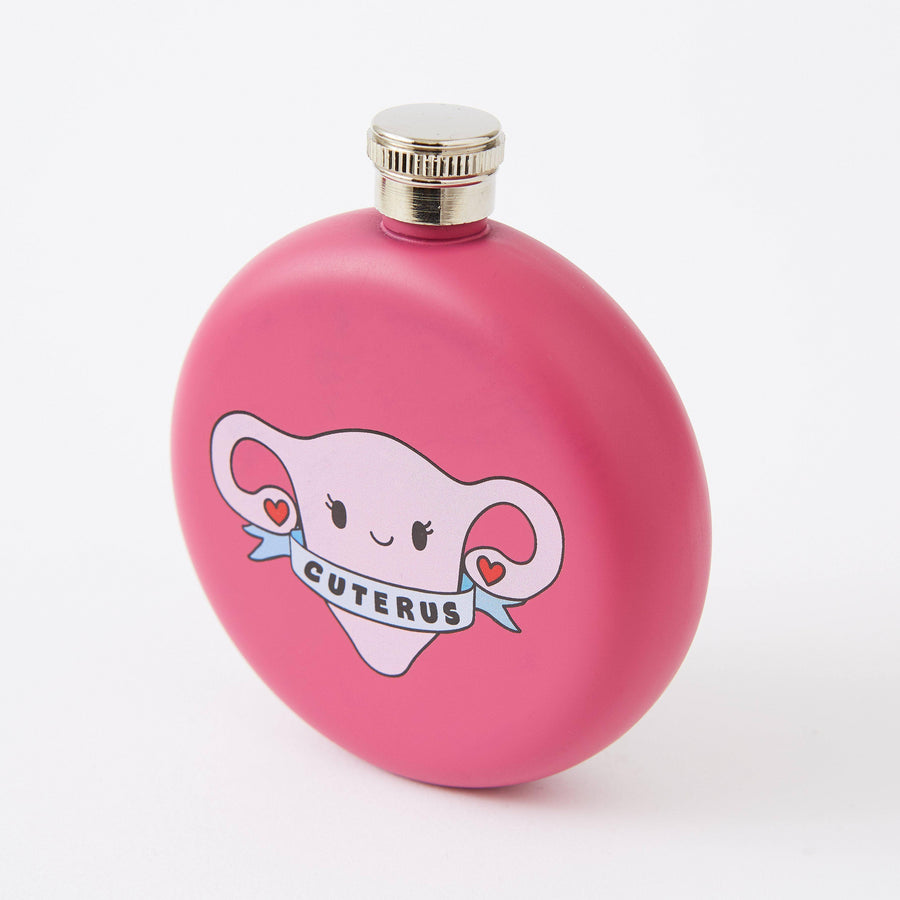 Punky Pins Cuterus Hip Flask