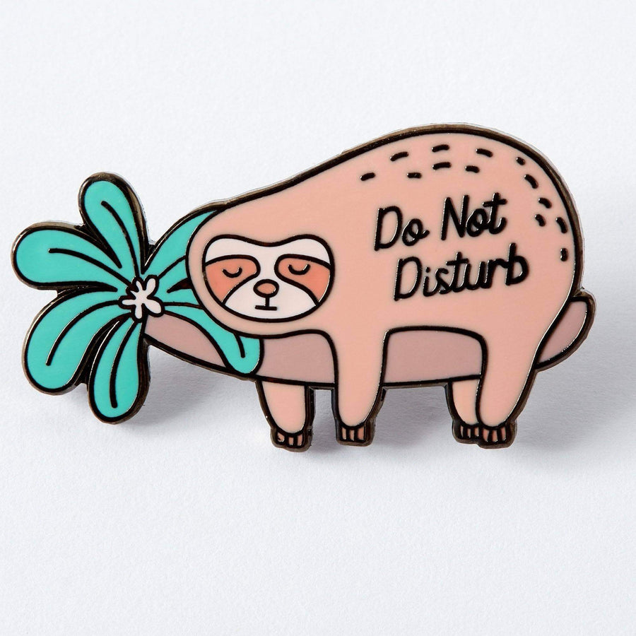 Do Not Disturb Sloth Enamel Pin