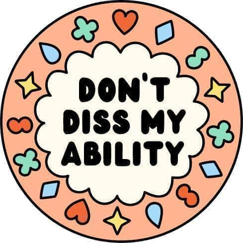 Punky Pins Don't Diss My Ability Enamel Pin