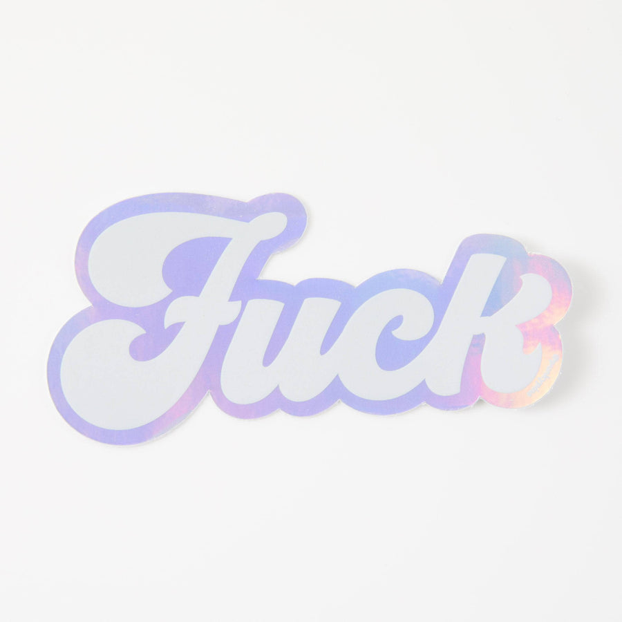 Punky Pins F*ck Holographic Sticker